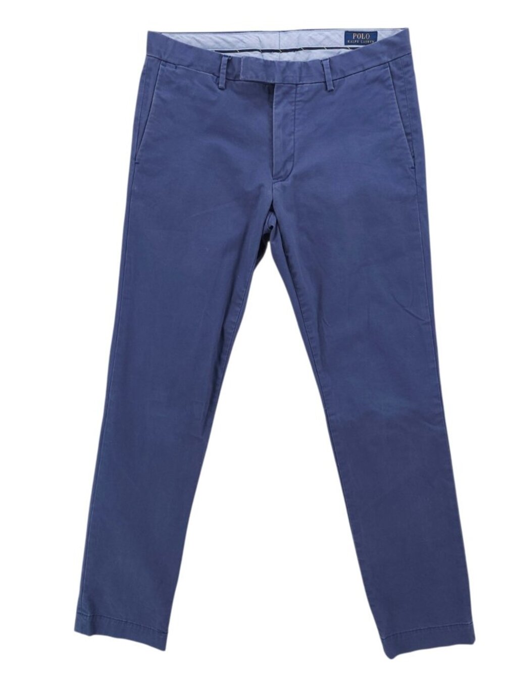 POLO RALPH LAUREN Men’s Blue Stretch Slim Fit Cotton Chino Pants 31x32